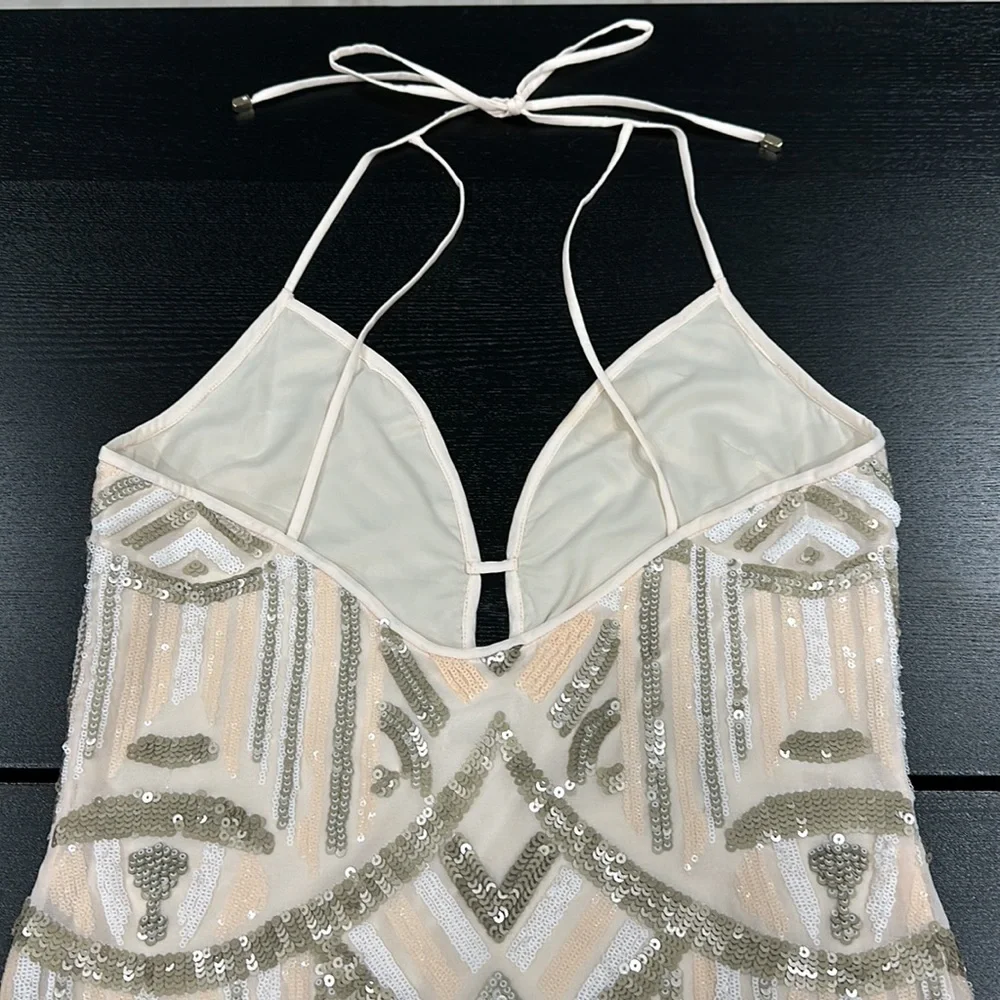 Free People Saylor Harper Sequin Shift Dress - S - Picture 5 of 13